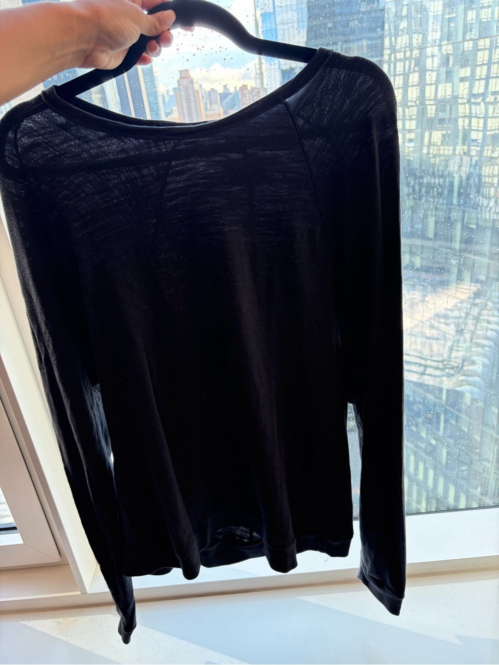 Rag and Bone - Black Long-Sleeve Women's Top